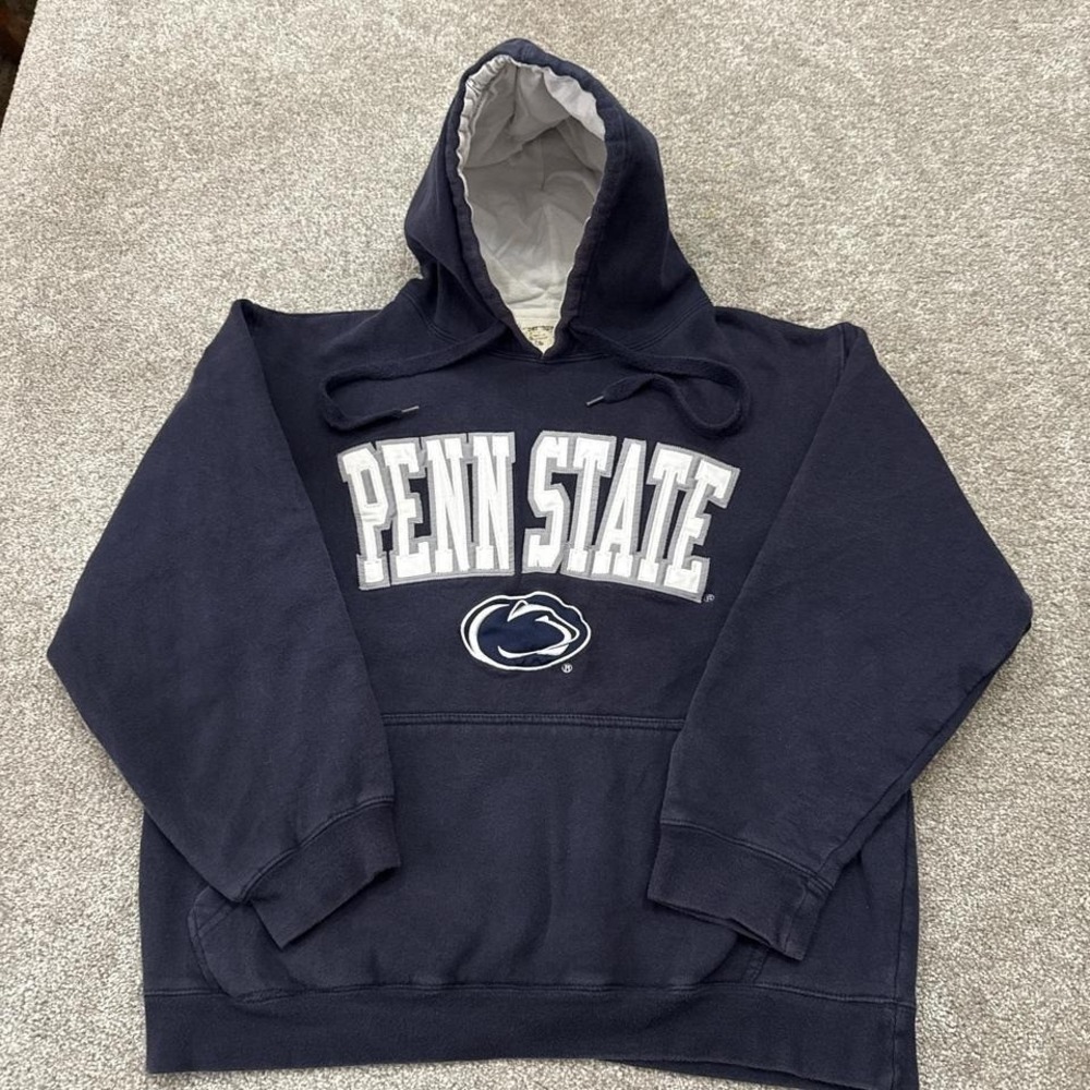 Vintage Niffty Lions Penn State Embroidered Hoodie XL NCAA College Sweatshirt